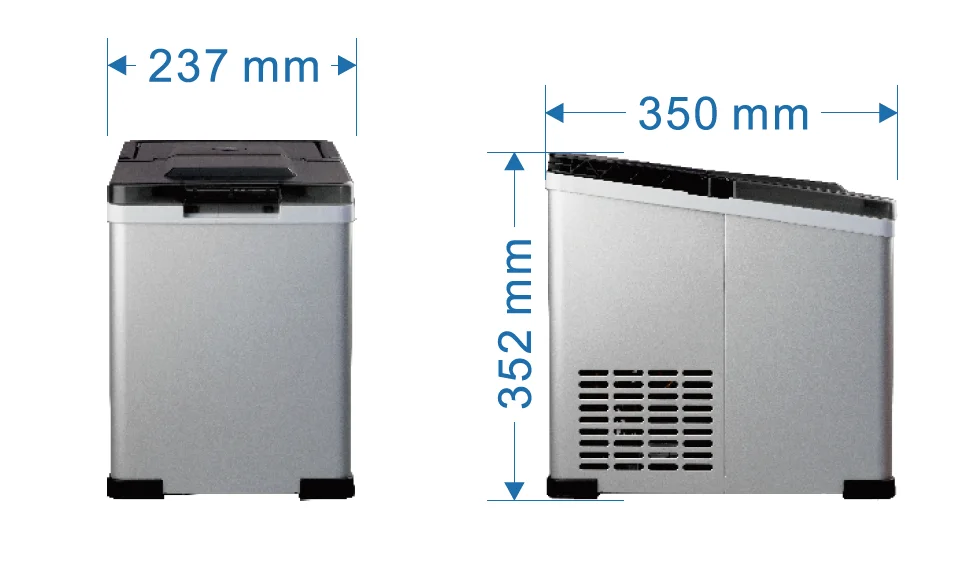Alpicool Mini Electric Powered Ice Cube Maker for Household RV and Outdoor Use for Ice Cubes at Home or on the Go