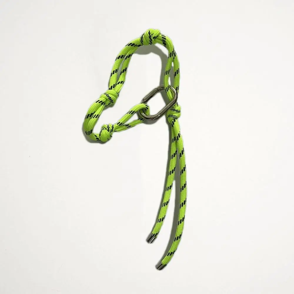 Vibrant Handmade Braided Nylon Keychain Strap