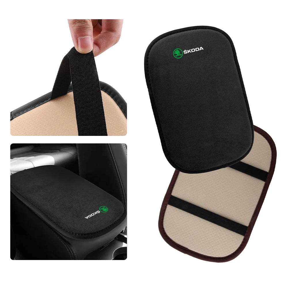 Car Center Console Box Fur Protector Pad Cover