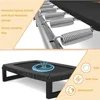 6FT Trampoline for Kids Trampoline with Swing & Basketball Hoop Rectangle Indoor Outdoor Toddler Trampolines W/ Safety Net 5