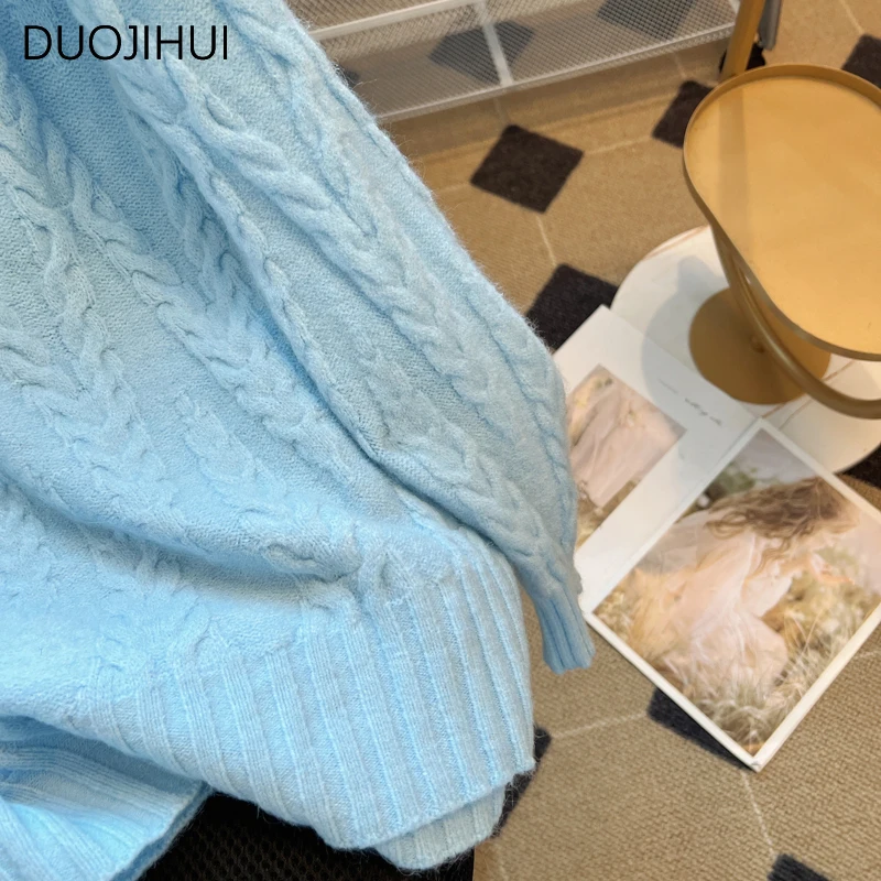 Рисунок 6 - DUOJIHUI синий классический вязаный