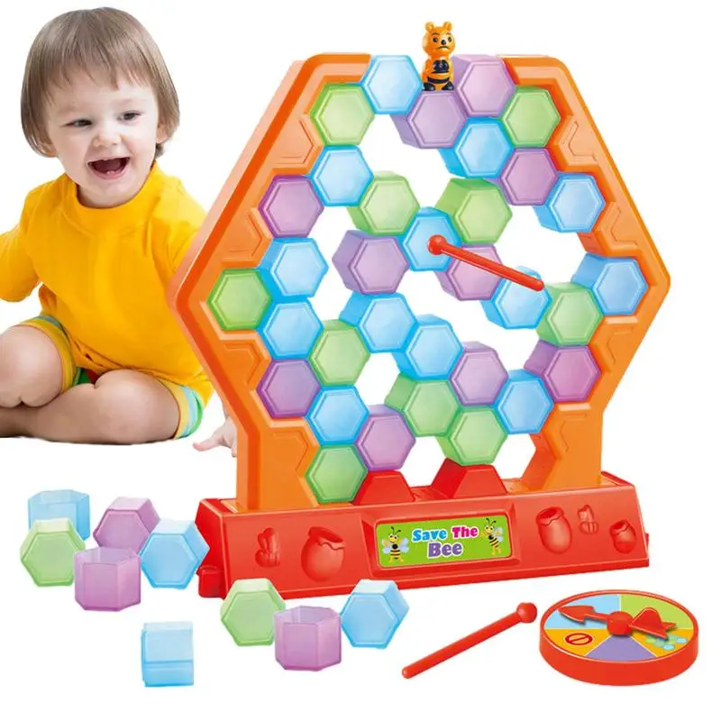 Save The Bees Game Break Bricks Game With Colored Blocks Indoor Activity For Children Colored Blocks Break Bricks Fun And