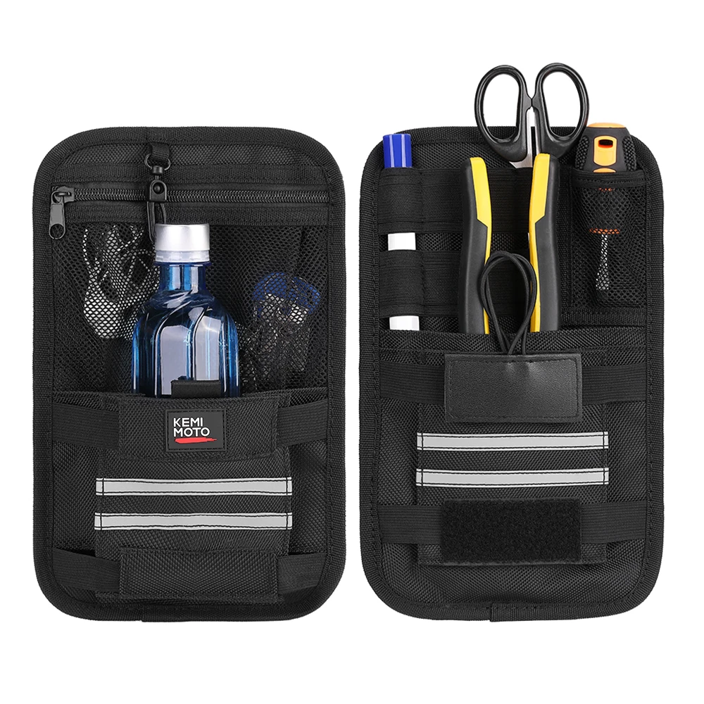 Motorcycle Saddlebag Organizer 2 Pack Universal For Softail Touring