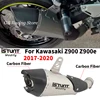 Motorcycle Exhaust Escape Moto modify Mid Link Pipe Muffler Pipe Slip On For Kawasaki Z900 Z900e 2017 2018 2019 Years