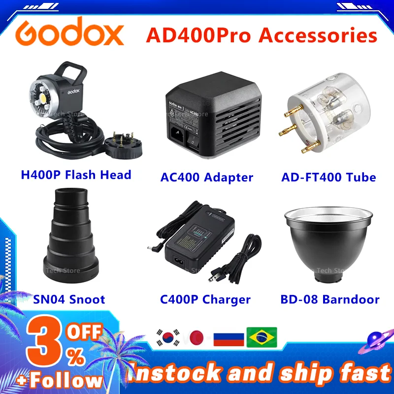 GODOX AD400 Pro, AC400(AC アダプター) Amazon.com : Godox AC400 AC Power Unit, AC Power Unit Source