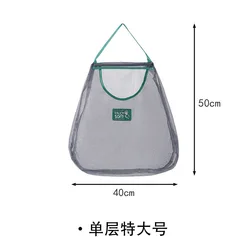 Eco - Friendly Hanging Mesh Bags for Kitchen Produce Storage (King - size single bag)