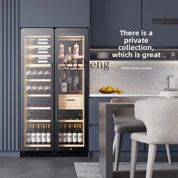 ZZ ultra-thin constant temperature wine cabinet, tea refrigerator, foreign wine frequency conversion constant temperature