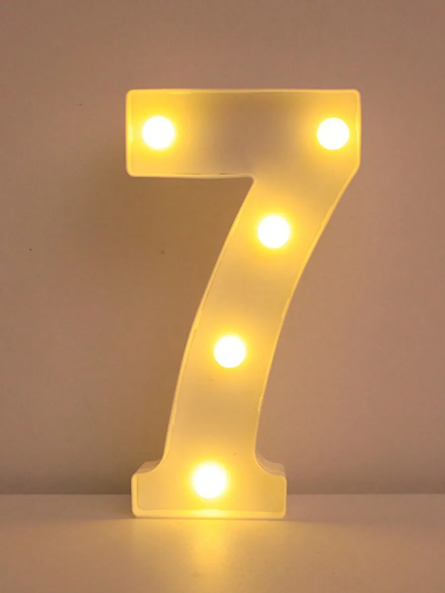 ตัวเลือกสินค้า ตัวอักษร LED ตกแต่งบ้าน 21.8 ซม.