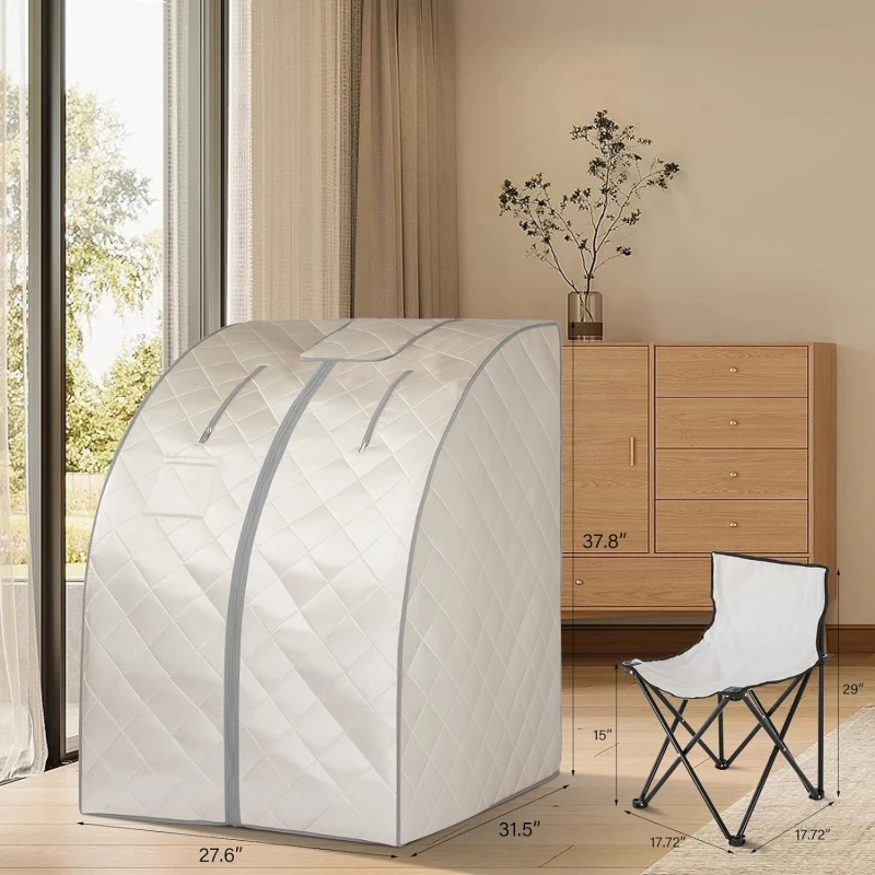 Portable Infrared Sauna Individual at Home Full Body Foldable Sauna Box 6