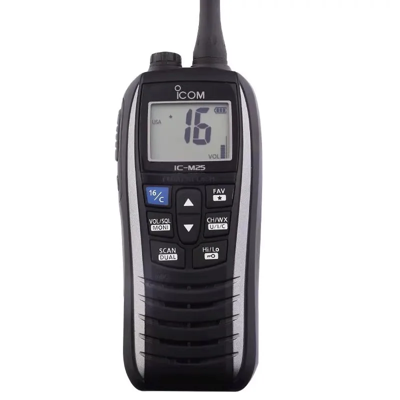 Top! IC-M25 VHF Transceiver Marine Radio float IPX7 Sea Vessel walkie talkie IC M25 Two Way Radio Handheld waterproof intercom 3