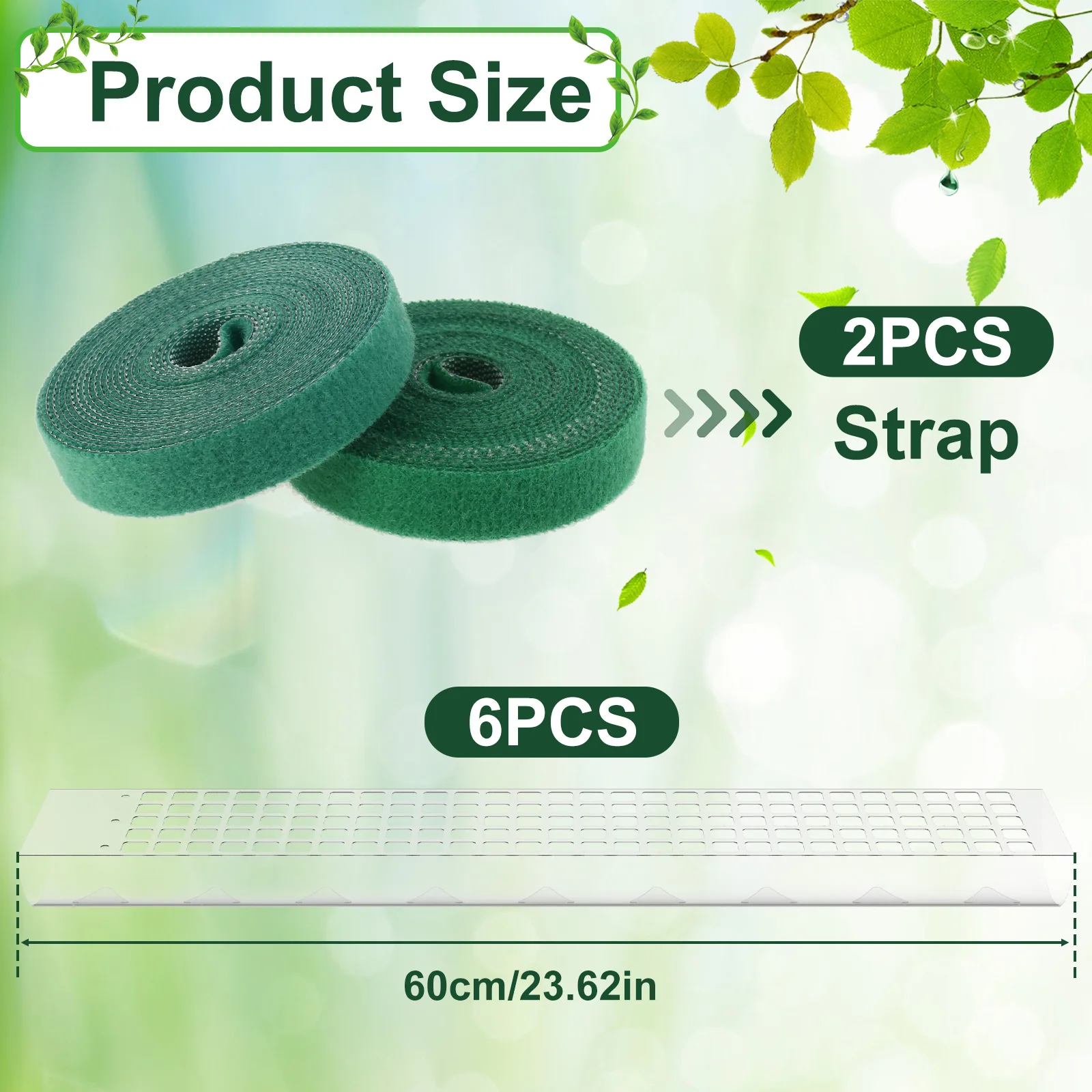 2-4-6Pcs-Moss-Pole-23-6-Inch-Reusable-Plastic-Plant-Pole-Stick-Transparent-Plant-Support.jpg 2/4/6Db Moss Pólus 23,6 Hüvelykes Újrafelhasználható Műanyag Növényi Átlátszó Tartó - Image 2
