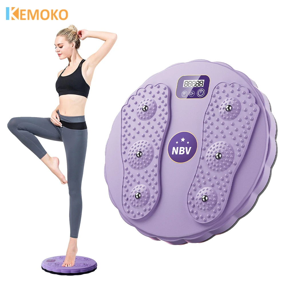 USB Waist  Intelligent Counting Twister Shaping Training With Massage Foot Function Sports Waist Machine For Body Building Waist