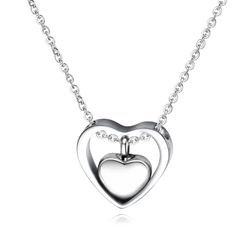 Durable Pet Ashes Necklace Embraces Commemorate Significant Moment with Long-Lasting Mementos Suitable for Pet Owners 6XDD