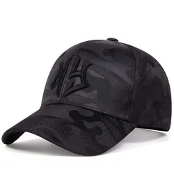 Stylish Outdoor Tactical Baseball Cap with Embroidered Lettering - Unisex Snapback Hat (Camouflage black)