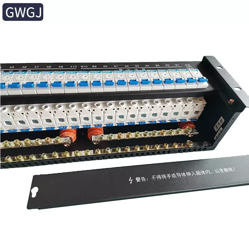 OEM DC-̳ʽ 48V DC PDU  ġ, 2 Է, 8 , 3U19 ġ  ڽ