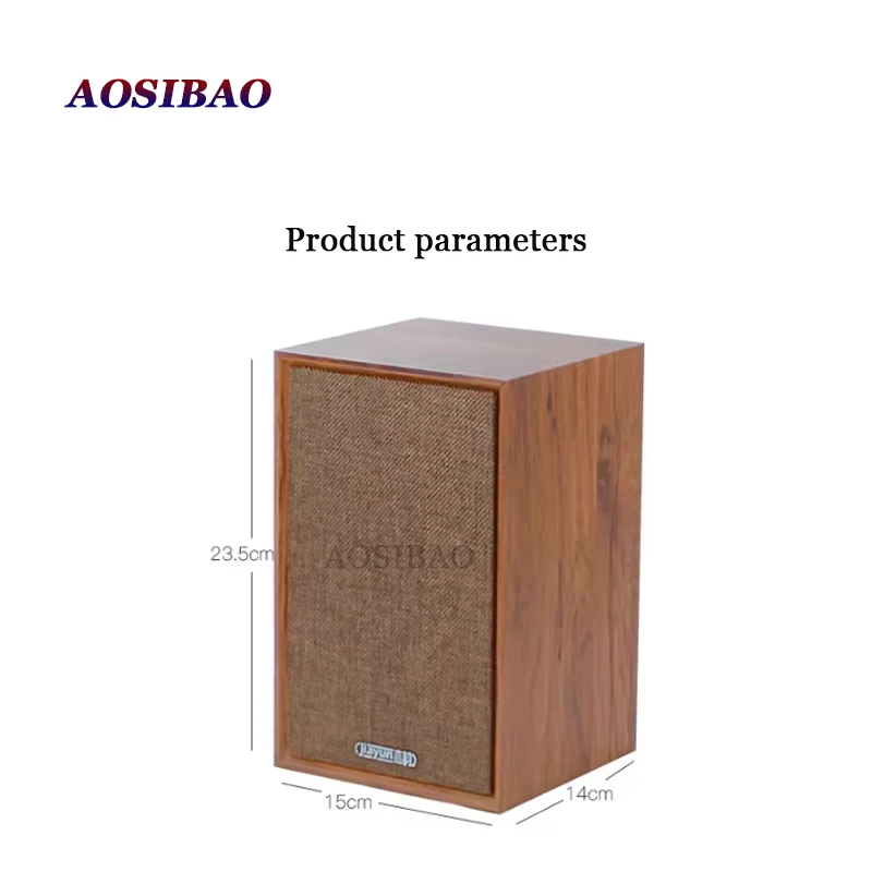 AOSIBAO 4 Inch Full Range Speaker 4Ohm 50W Passive Audio Speakers HIFI Home Loudspeaker Stereo Woodiness Home Theater Sound Box audio speakers bookshelf speakers