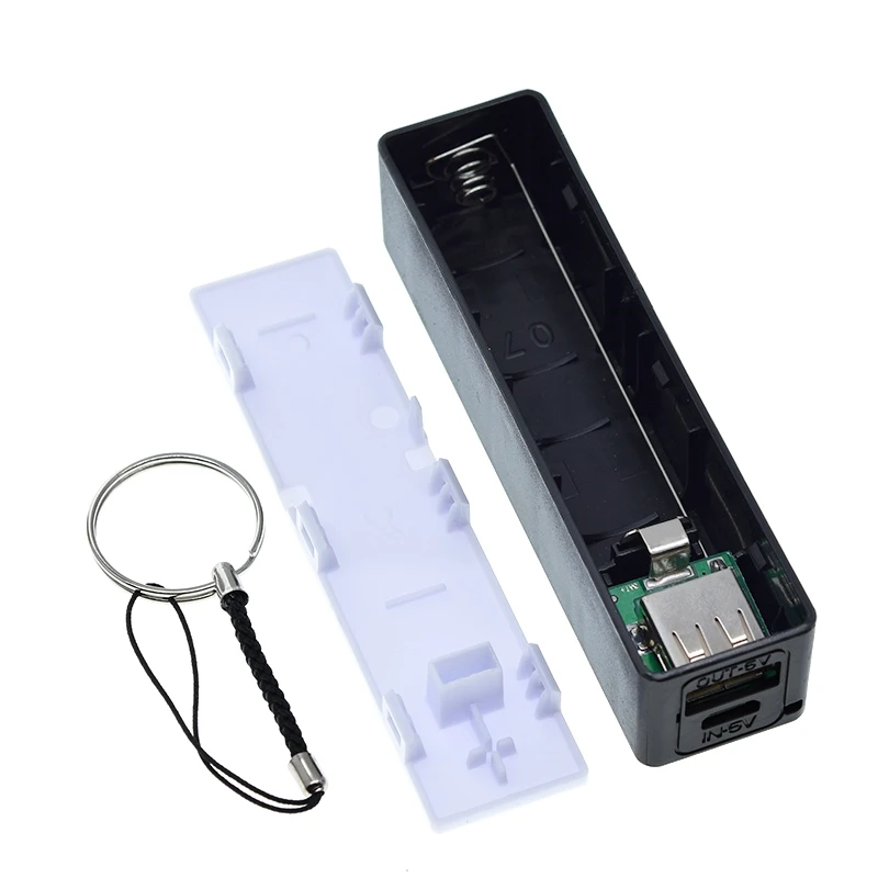 Power Bank DIY Kit Storage Case Box 1*18650 Battery 5V 1A USB Charging For xiaomi samsung phone