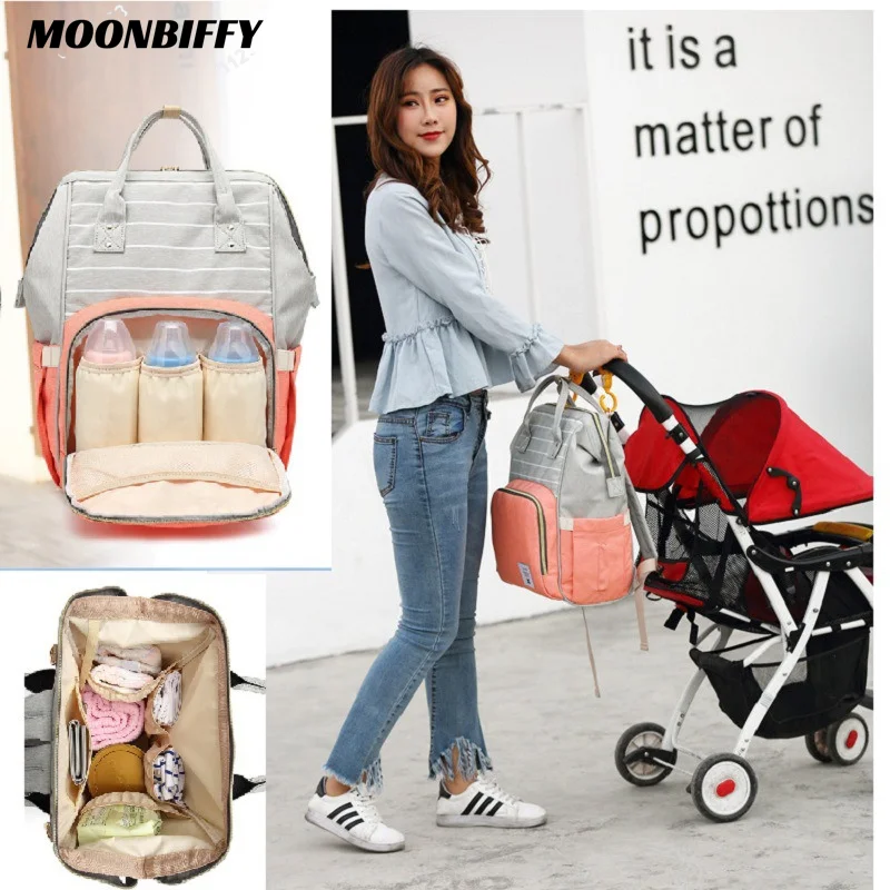 

Large Diaper Nappy Bags Fashion Mummy Maternity Baby Capacity Travel Backpack Mom Nursing for Baby Care Women Pregnant Polyester