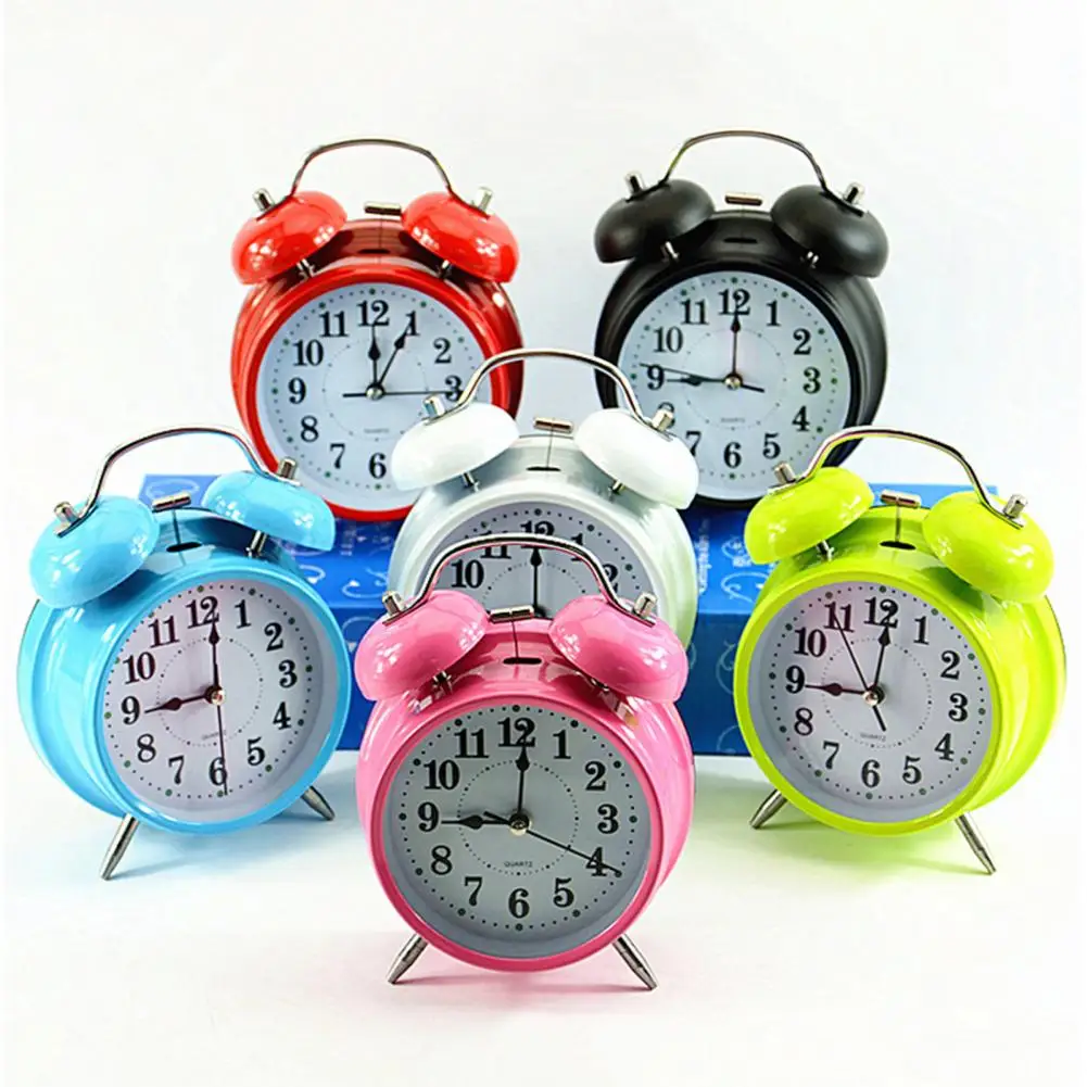 

Analog Alarm Clock with Backlight Extra Loud Non-Ticking Quartz Battery Operated Retro Style Decorative Bedside Table Clock