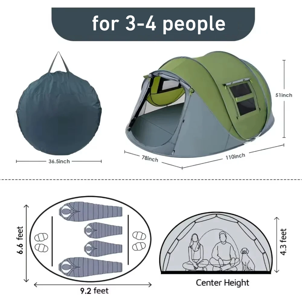 Automatic Pop Up Tent 3