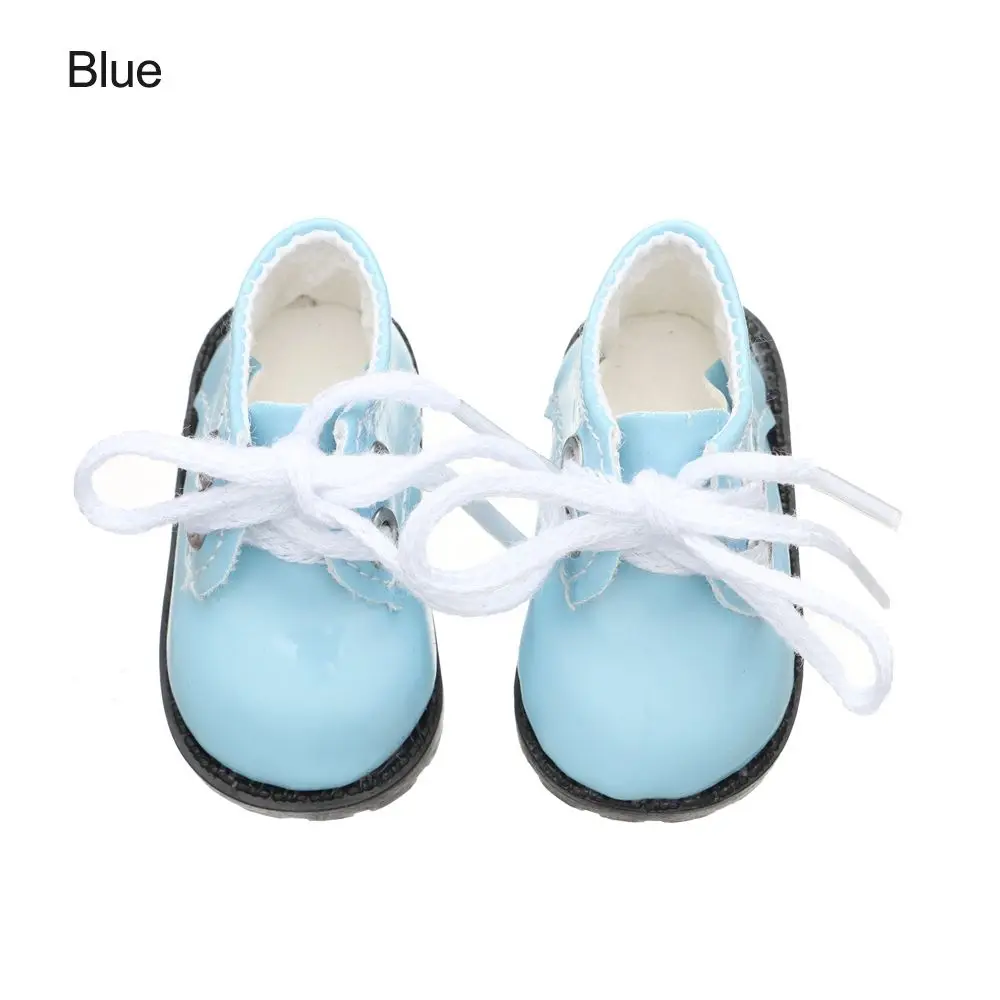 Bright Leather Doll Shoes and Mini Clothing Fashion Set