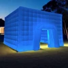 Portable Large LED Inflatable Air Cube Tent House with Blower Inflatable Lighting Tent for Party Event Exhibition Show Advertisi 2