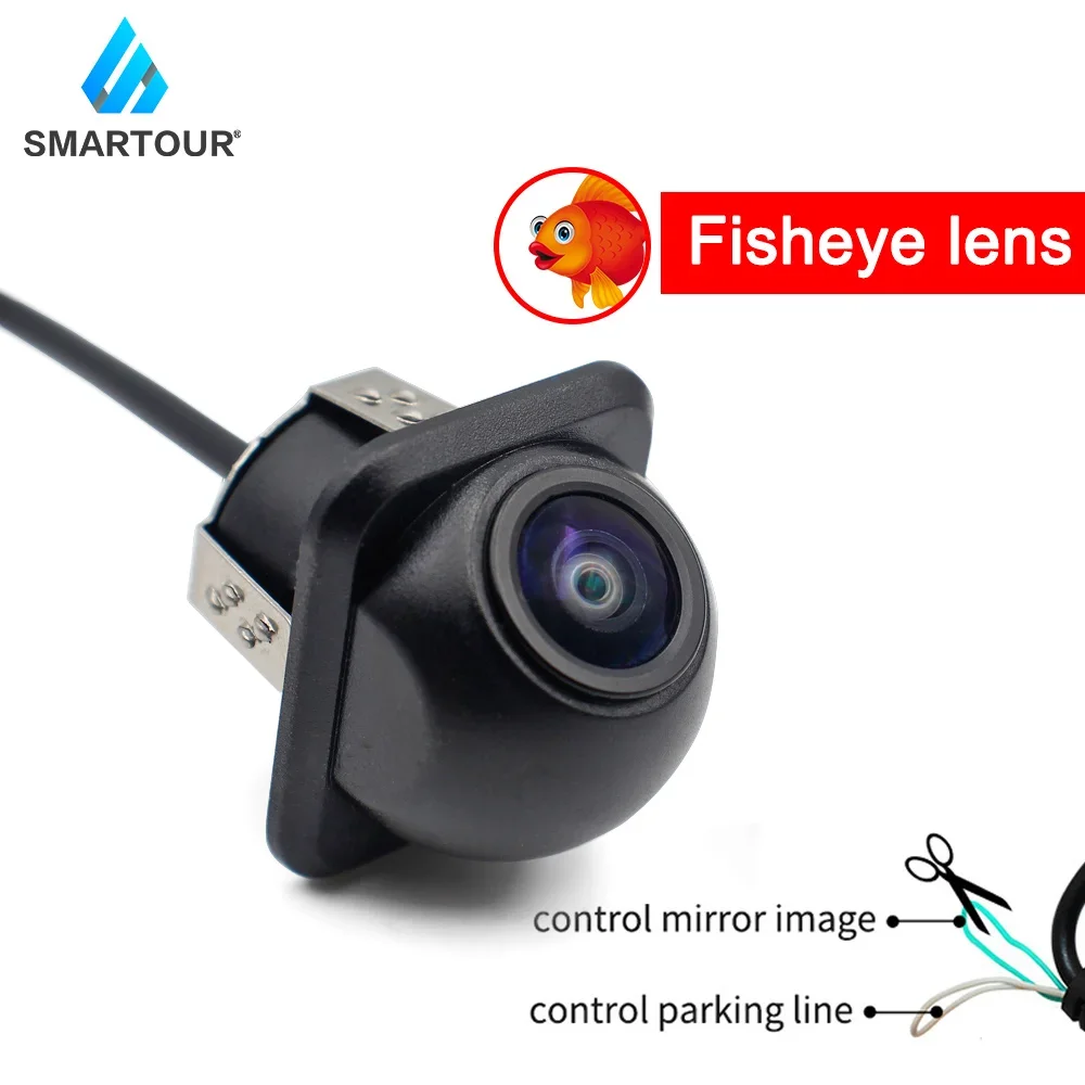 Smartour CCD Fisheye 렌즈 자동차 카메라 AHD 1080P 후면보기 광각 반전 백업 카메라 HD 야간 투시경 자동 주차  지원 - AliExpress