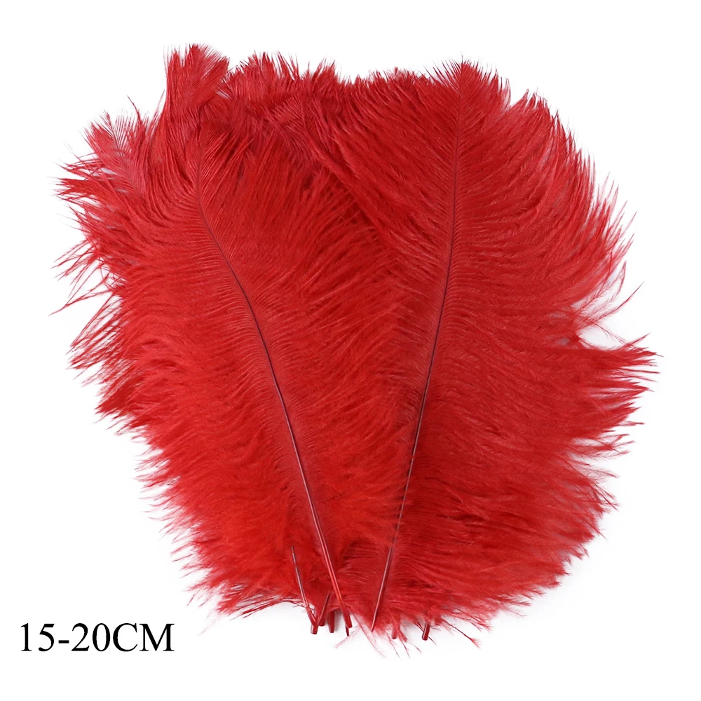  100 plumas rojas para manualidades, plumas de gallo