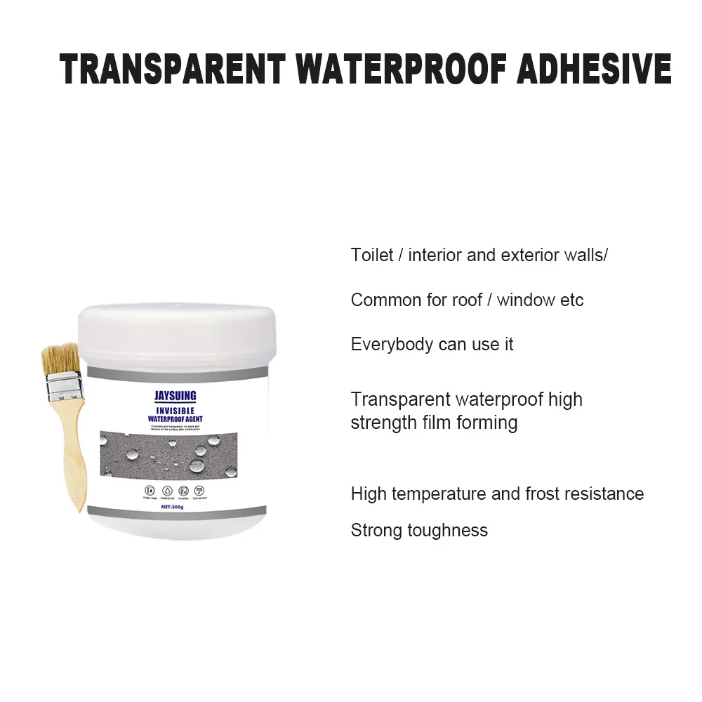 Waterproof Sealant 100g/300g Bathroom Kitchen Exterior Wall Sealant Glue Leak Filling Coating Agent