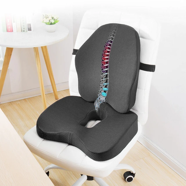 Cojín de espuma viscoelástica para soporte Lumbar, almohada