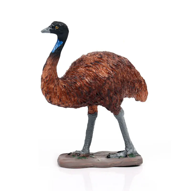 

Simulation of solid wild animal ostrich model African ostrich static model Children's toy ornaments