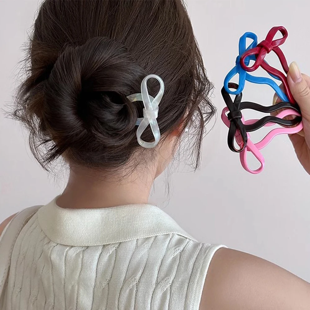 U-شكل القوس الشعر عصا الأزياء الاكريليك دبوس الشعر الأزياء مشبك شعر مشط كعكة الحلو أغطية الرأس النساء تصفيفة الشعر الفتيات إكسسوارات الشعر