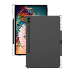 Shockproof TPU Tablet Case with Pen Slot - Soft Protective Cover for Tab S9 11inch (Clear)
