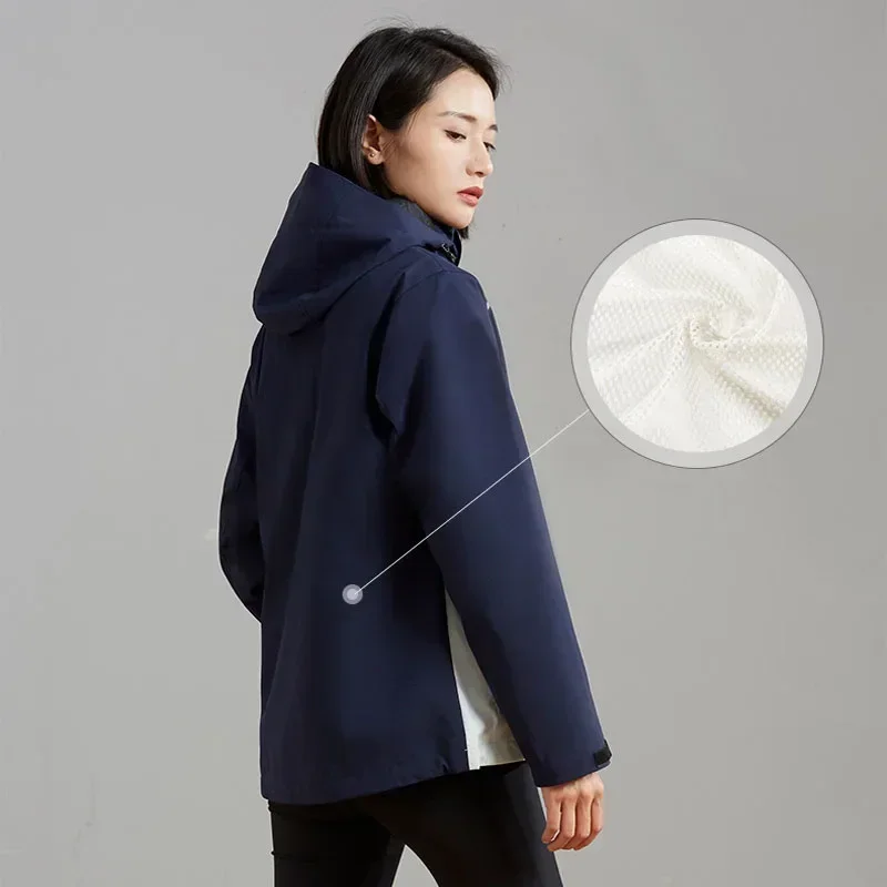 Ski Jacket Women Winter Waterproof Warm Hooded Windproof Raincoat Snow Pants Outdoor Snowboard Wear Set