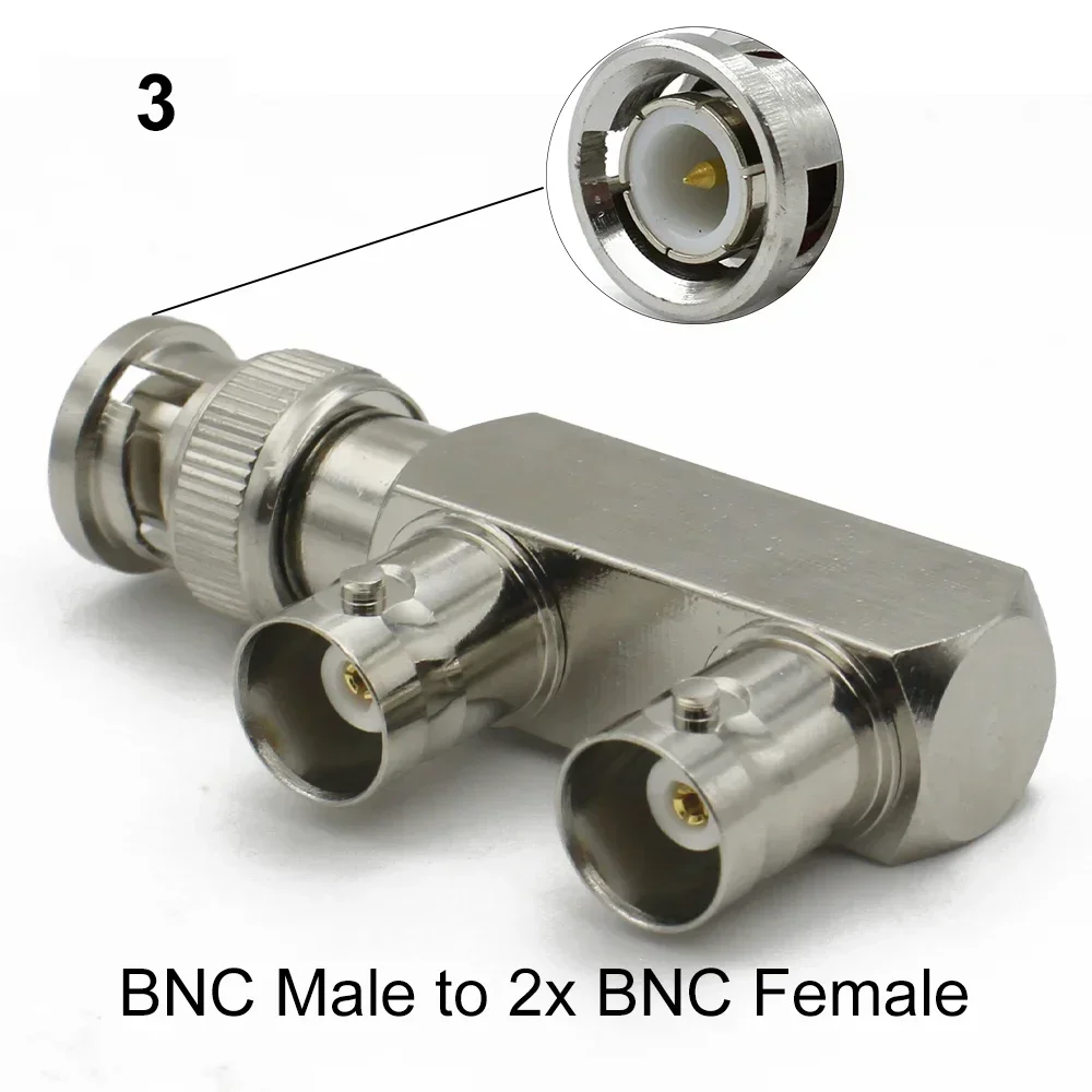 Aexit 20Pcs Coda BNC maschio Connettore diritto per cavo coassiale per telecamera CCTV (3f22bba8b171aa4a4763bf64349e5