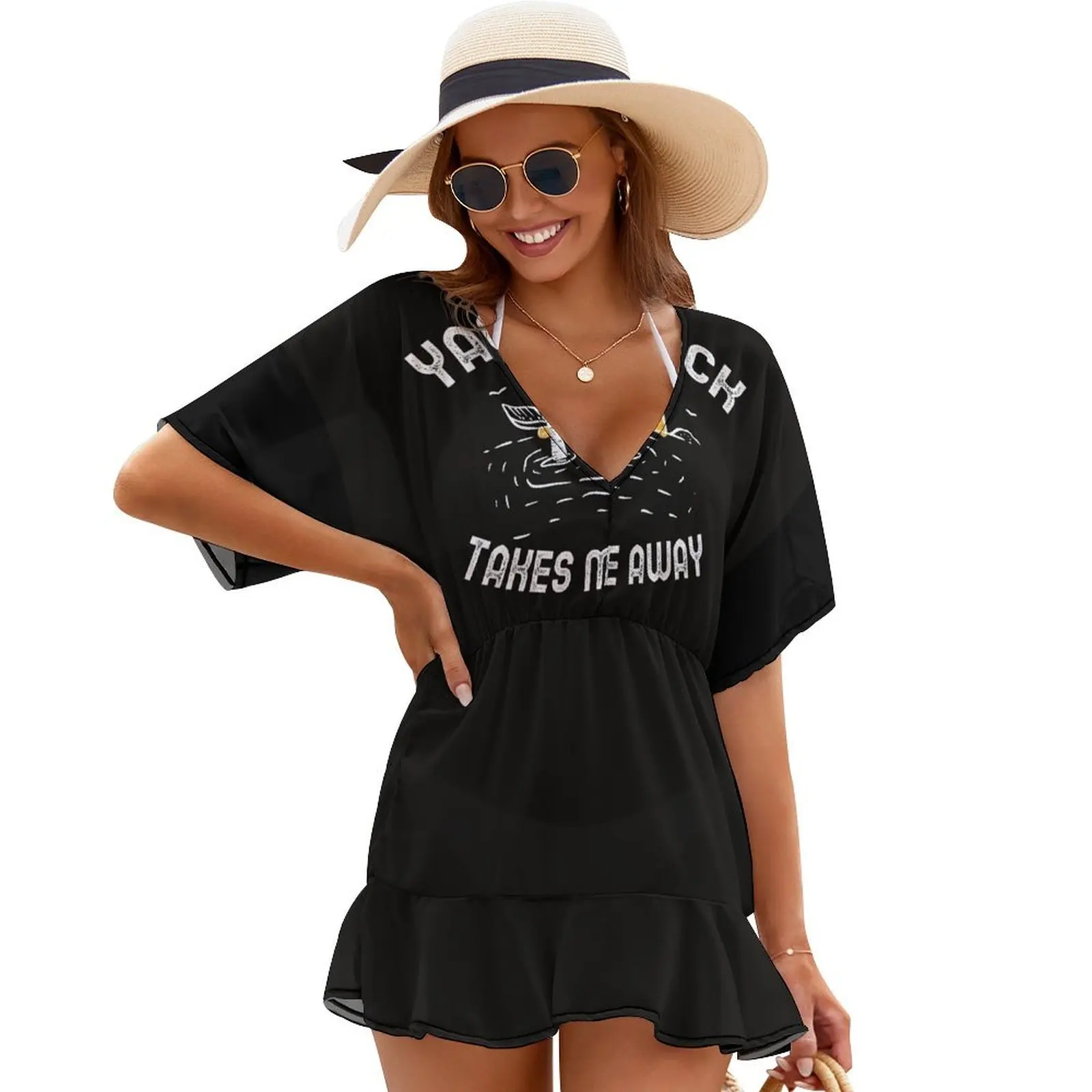 

Yacht Rock Takes Me Away Cover Ups women's clothing korea stylish elegant and pretty women's dresses wedding guest dress 2024