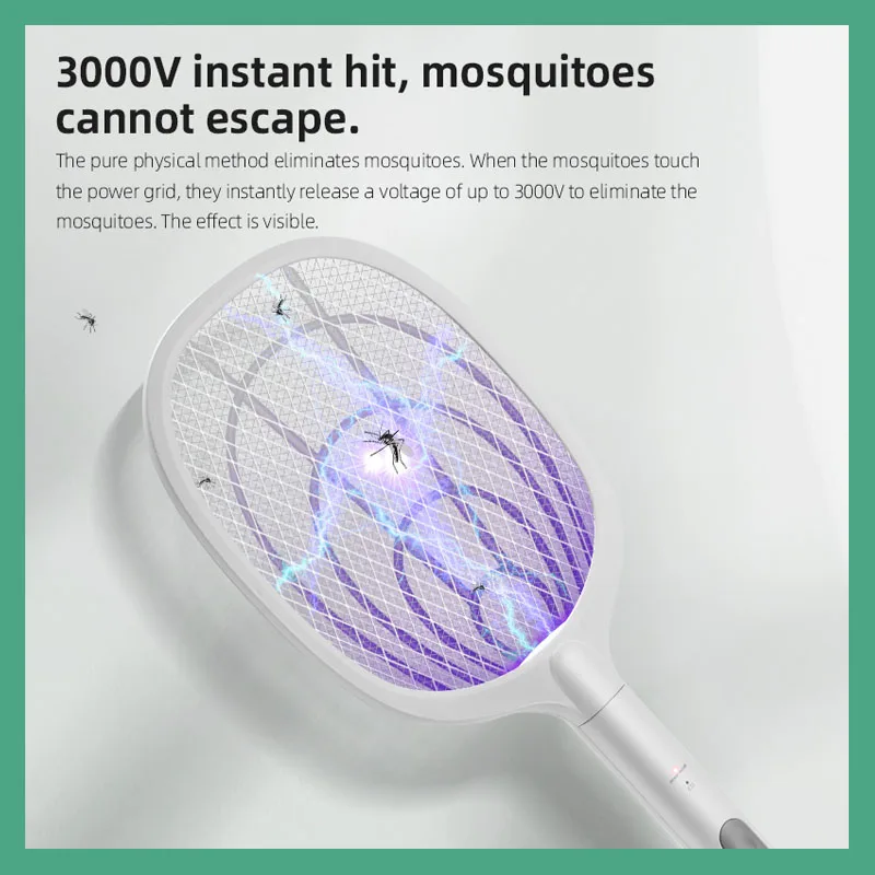 2 In 1 Fly Zapper Mosquito Racket