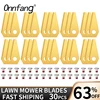 Onnfang Replacement Lawn Mower Blade 9/18/27PC Packs Stainless Steel Blades Robotic Mower for Bosch Indego Robot Lawn Mower 1