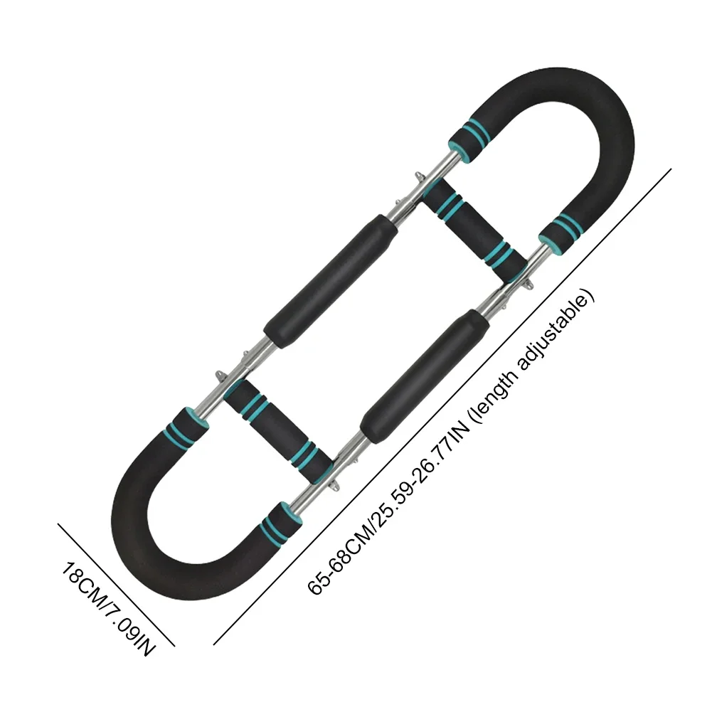 Hand Strength Grip Trainer Portable Forearm Strength Exerciser 2 Adjustable Level Wrist Strength Trainer U Shaped for Home Gym