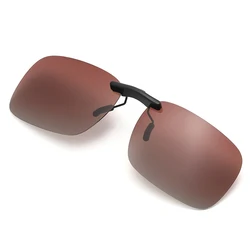 Polarized Rimless Anti - Glare Clip - On Sunglasses UV400 Protection (Polarized)