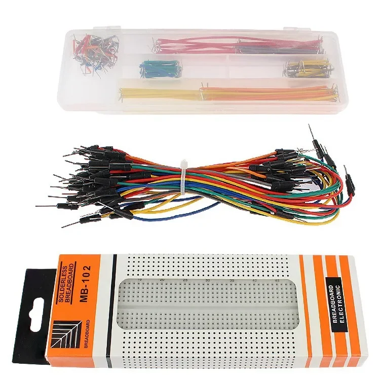 400 Hole 830 Hole Bread Board No Welding Needed 65 Dupont Wires 140 Bread Board Special Jumper Cable Wire Welding Machine