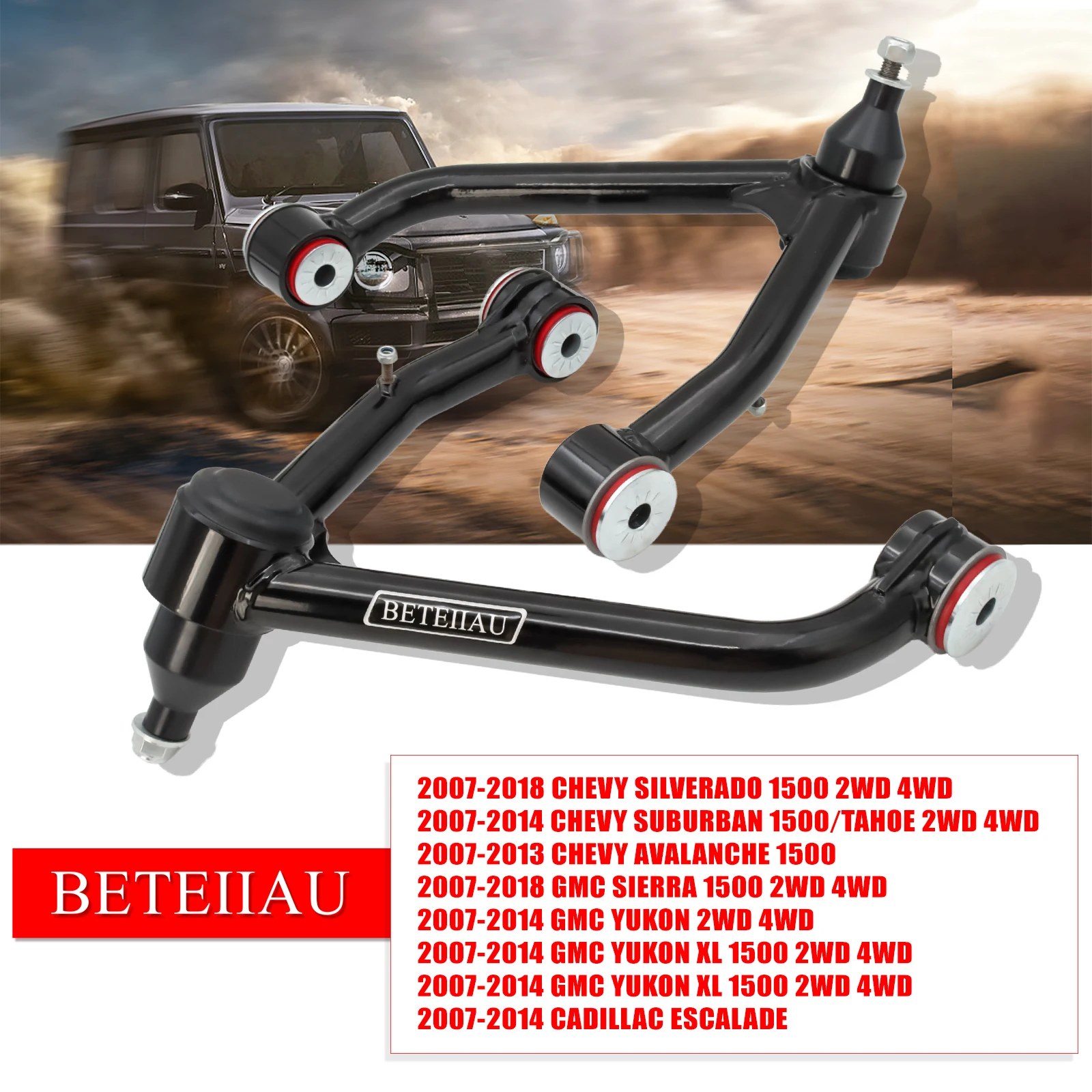 2PCS Front Lower Control Arms Suspension Kits Fit for Toyota Mat 並行輸入品