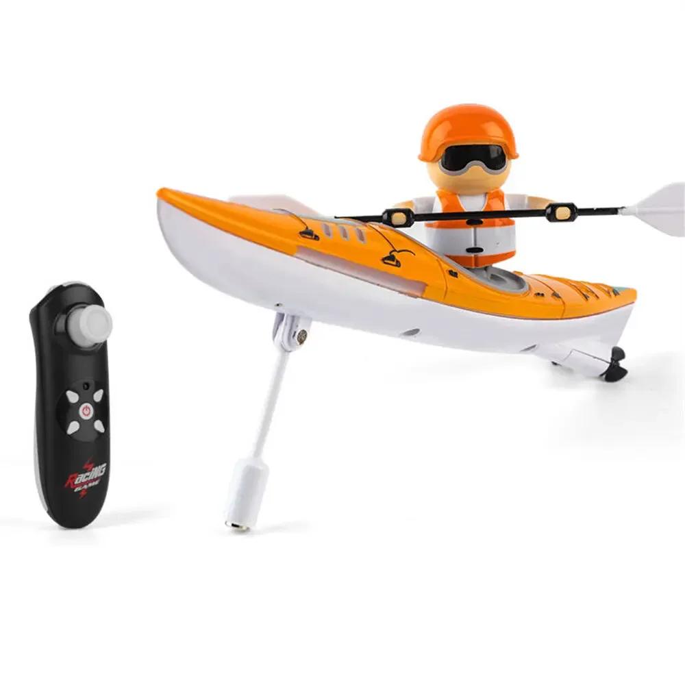 HC 810 RTR 2.4G RC 보트 다채로운 패들 리모컨 조정 LED 조명, 360 운전 듀얼 모드 방수 선박 수중