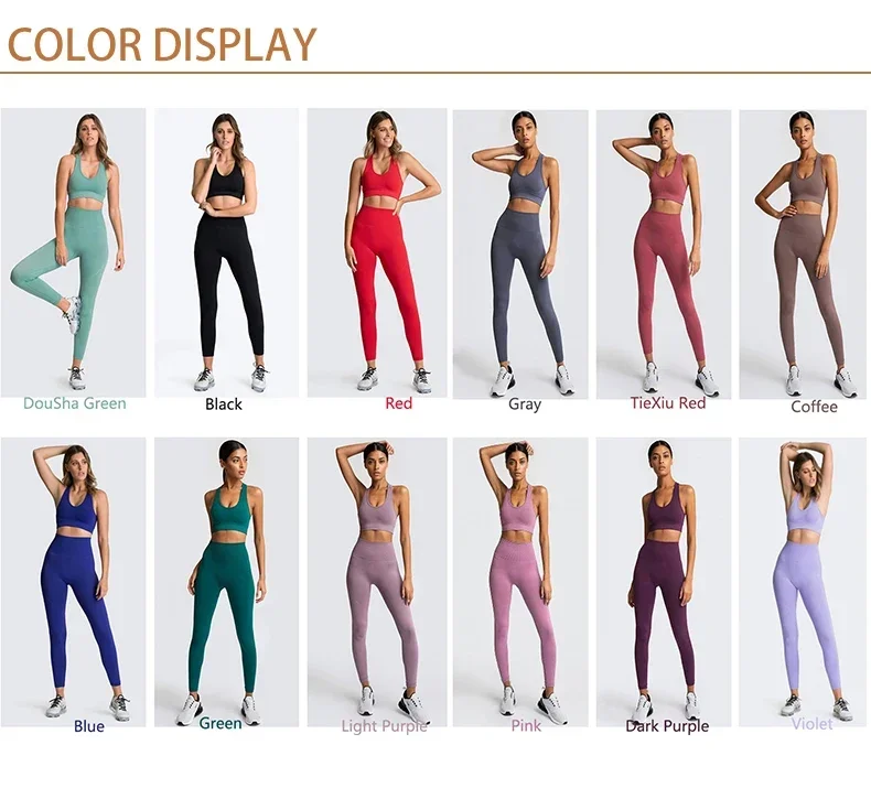 Seamless Hyperflex Workout Set Sport Leggings and Top Yoga Outfits for Women Sportswear Athletic Clothes Gym 2 piece Set XL Size yoga set,sports set,gym workout set,sportswear set,fitness set,sports bra set,yoga pants set