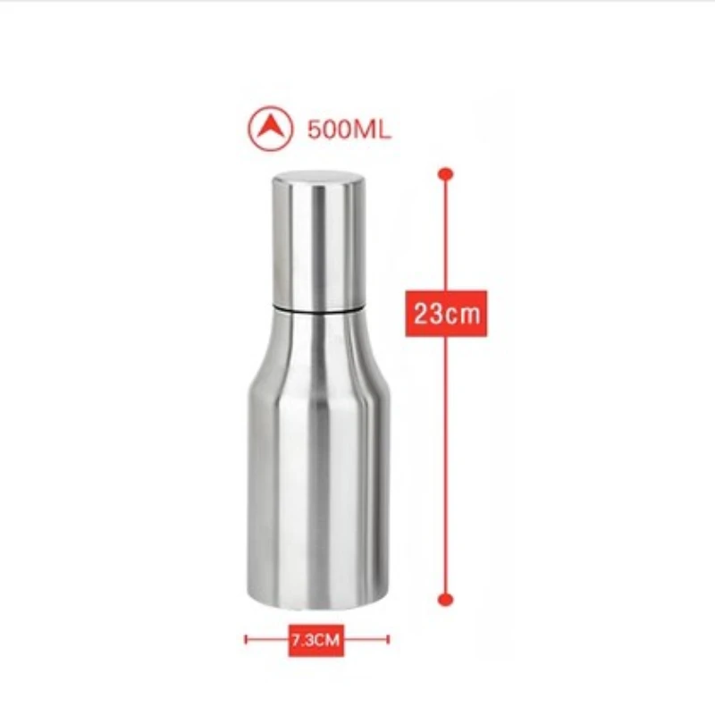 Realand Premium 500/750/1000ml acier inoxydable vinaigre huile Olive distributeur bouteille Pot étanche cuisine sain sauce bateau
