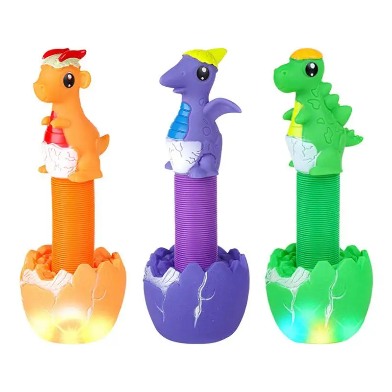 

Tube Toy For Kids Dinosaur Stretchable Preschool Sensory Fidgets Interactive Toys Novelty Travel Torsion Toy Party Favors