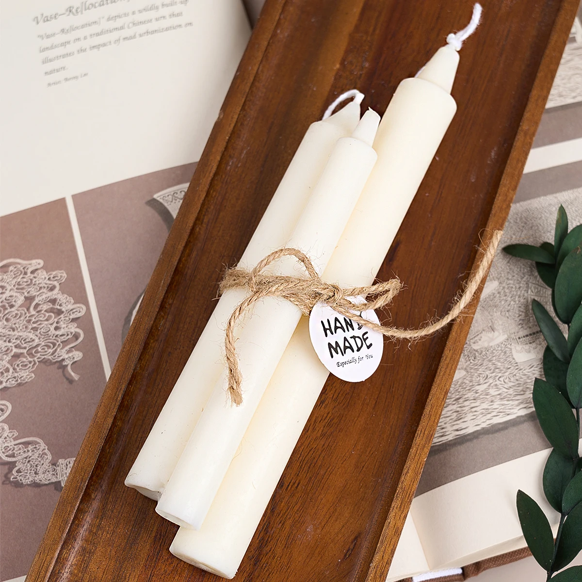 Silicone Candle Mold Long Rod DIY Aromatic Wax Stick Taper Handmade Gifts Home Table Decor
