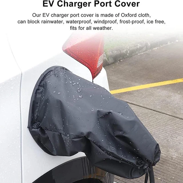 EV Charger Plug Port Cover Electric Car Charging Port Cover Stronger  Magnetic Adhesion For Electric Vehicle