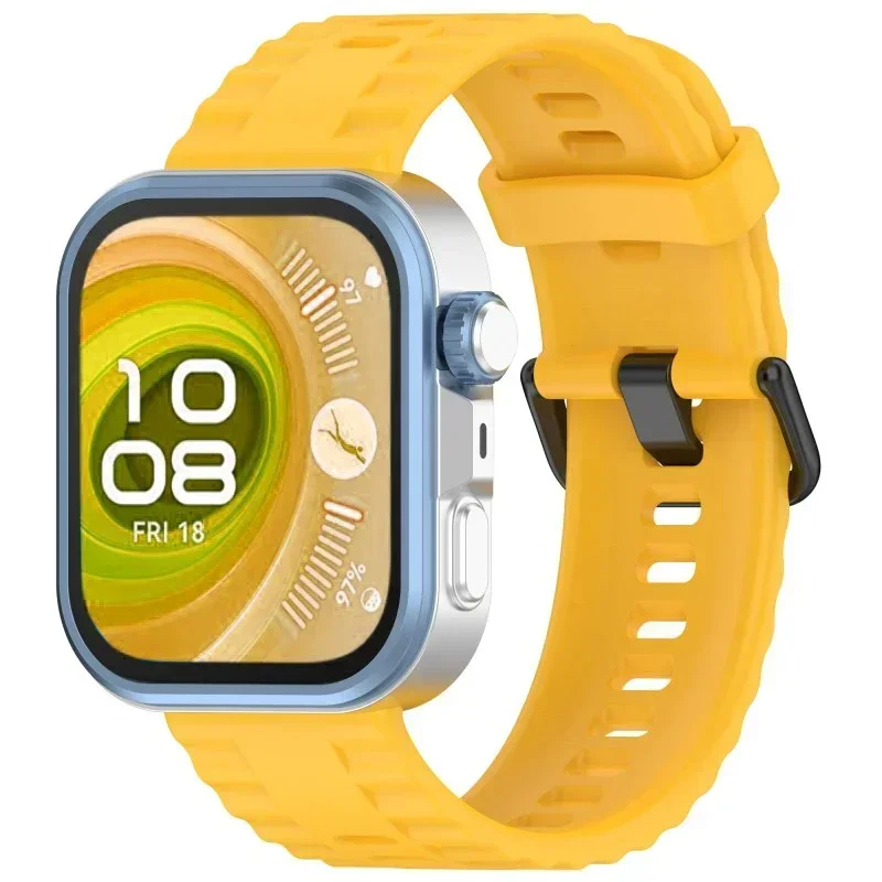 Premium Sport Silicone Replacement Strap for Huawei Watch Fit - Enhanced Comfort and Durability
