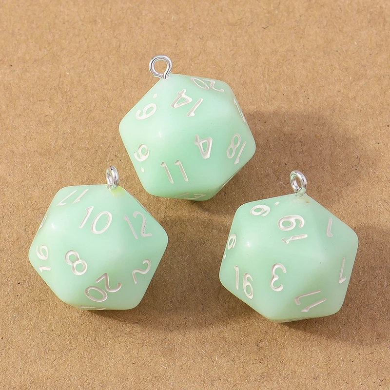 5 stücke Candy Farben Nette Geometrie Würfel Charms für Schmuck Machen Frauen Mode Ohrringe Anhänger Halsketten Handwerk Zubehör – Detail 8